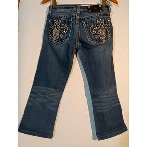 Miss Me 26 Boot Cropped Embellished Jeans